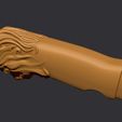 09.jpg Lion Head Knife Handle 3D  Model