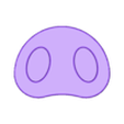 Pig_Snout_Magnet_No_Magnet_Hole_For_Scaling.STL Pig Magnets! (Ears + Nose)