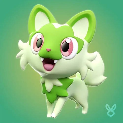 🐉 Sprigatito statue・ STL File for 3D printing・Cults