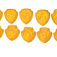 set.png PAW PATROL COOKIE CUTTERS SET / Puppy Patrol Cookie Cutters