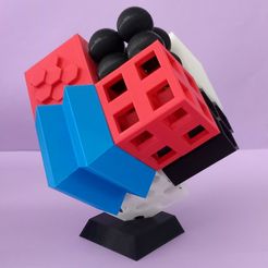 20230129_110722-1.jpg STL file Abstract Minimalistic Ornament (customisable) Print in Place・3D print design to download