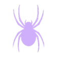 Spider5.stl 7 Spider Silhouettes, Arachnid Outlines, Orb Weaver, Hourglass Spider, Stencils