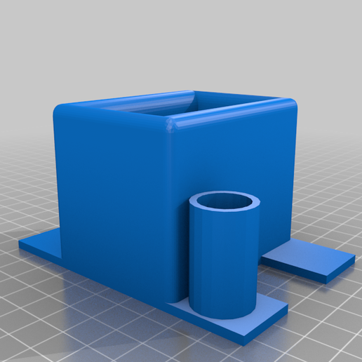 Midland 42 DS stand holder incl. spare antenna holder 3D model