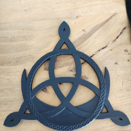 Triquetra moon 3D model