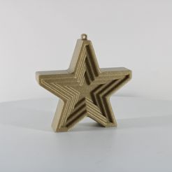 3D-Printable-Subtractive-Star-Ornament-by-Slimprint-1.jpg Descargar archivo STL gratis Adorno para el árbol de la estrella sustractiva, decoración navideña de Slimprint・Modelo para la impresora 3D