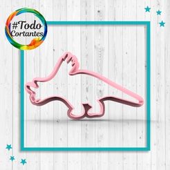3237-Silueta-dino-20.128.jpg Archivo STL Cortante silueta dino・Plan de impresora 3D para descargar