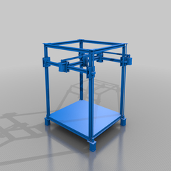 FixedBedBeltsSizedPully.png 3D Printer Frame (Fixed Bed)...
