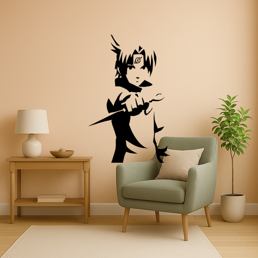 Naruto Sasukes Red Hair