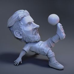 messi_p2.jpg STL-Datei MESSI CHIBI MOMENT PSG・3D-druckbares Modell zum Herunterladen