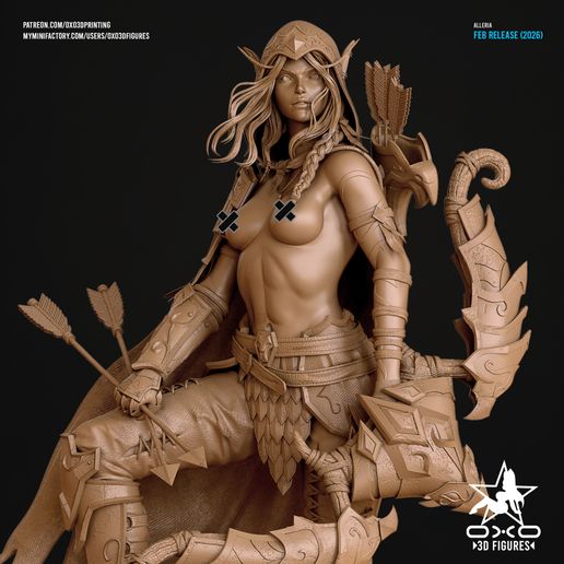 Alleria Windrunner Miniature (ALT Version)