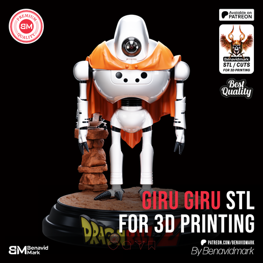 Giru Dragon Ball STL 3D model