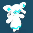 Ice.png Amione (Orange Flower & Blue Diamond Flexi) + Ornament Versions | Palworld STL | No Supports | FDM Friendly