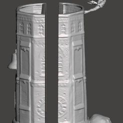 1.jpg Archivo STL sujetalibros inspirados en ezio de asassin's creed・Modelo imprimible en 3D para descargar