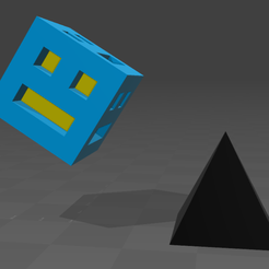 GEOMETRY.png Free STL file Geometry dash・Object to download and to 3D print