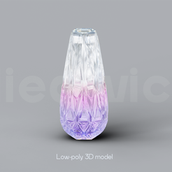 Geometric_1_Renders_00.png Niedwica Geometric Vase | 3D printing vase | 3D model | STL files | Home decor | 3D vases | Modern vases | Floor vase | 3D printing | vase mode | STL