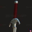 05.jpg SHANG CHI Weapon - Death Dealer Kunai - Marvel Legend Comics 3D print model