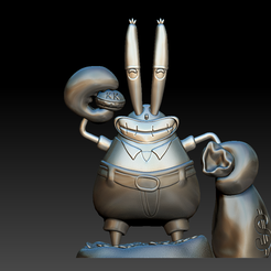 Model 1.PNG Fichier STL gratuit M Krabs・Design pour imprimante 3D à télécharger