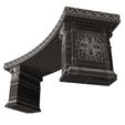 Wireframe-Stone-Bench-02-Curved-5.jpg Stone Bench Collection