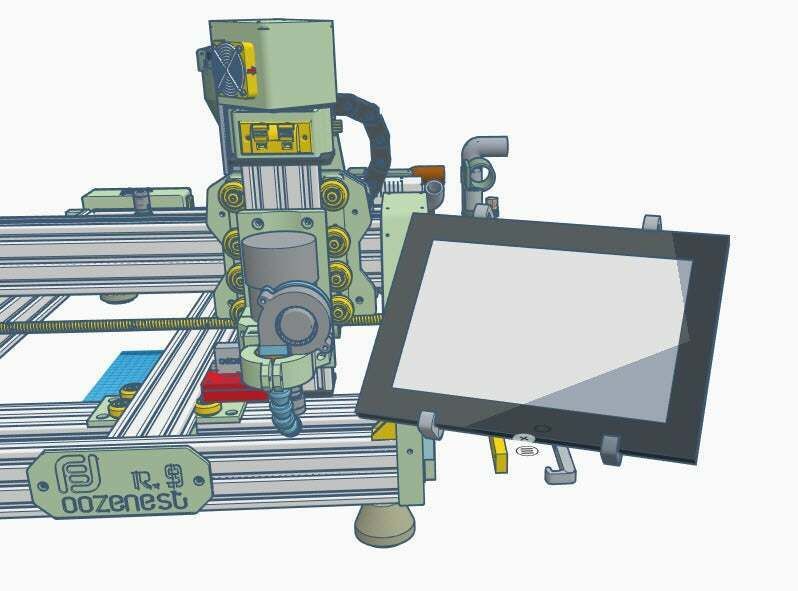 15.jpg STL file CNC V9 Oozenest beltless 3 motors・3D printable design to download, francescangelif