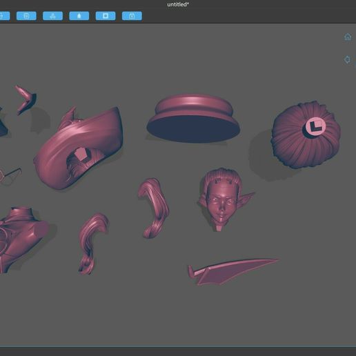 01JannaBUST_CutVersion_Preview.jpg BEWITCHING JANNA BUST FOR 3D PRINTING