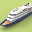 Cruise SHip.147.jpg Island Sky Cruise Ship 3D print model