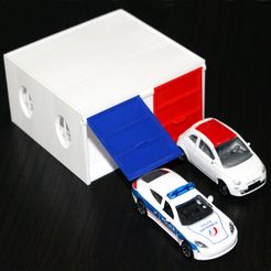 Cars_Boxes_Double_C3D.jpg [TOYS] GARAGE FOR MAJORETTE CAR (DOUBLE)