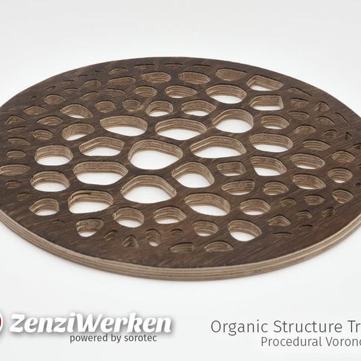 09ccad5150272b93bb51409466a4bddf_display_large.jpg Various Organic Structure Trivets cnc/laser