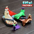 Foot_4.jpg STL file Flexi Print-in-Place Foot・3D printer model to download, FlexiFactory