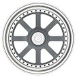 enkei01.jpg 1/24 scale 18" Enkei JTCC wheel for Hasegawa Civic kit