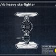 space_blueprint-lineart-overall-view-of-parts-tIE-rb-starship-starfighter2.jpg TIE/rb Heavy Starfighter