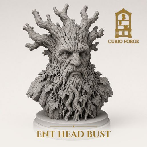 Ent Bust - Lord of the Rings Fan Art 3D Print