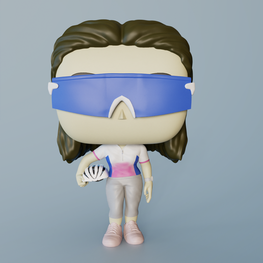 Woman cyclist with helmet