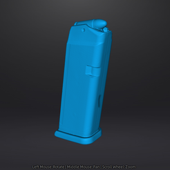 G19-Mag.png STL file Glock 19 Gen 3 Magazine Real Size・3D printing design to download