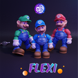 SUPER MARIO BROS - FLEXI IN PLA