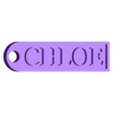 CHLOE Keychain.stl PORTA-CHAVES DE NOMES AMERICANOS COMEÇADOS POR C