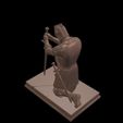 jpg_frame_03.jpg Ai - 0020 - Praying Stone Knight Monument Figure