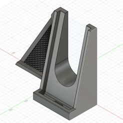 screen-phone-holder-1.png OBJ file monitor mounted phone holder・Model to download and 3D print