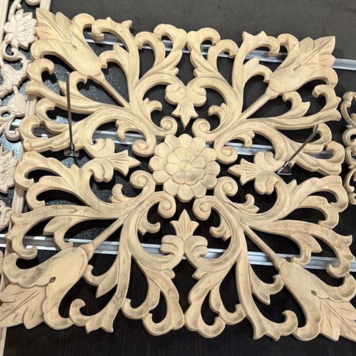 central decore woodcarve 3D model