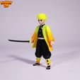 1.jpg ZENITSU - ARTICULATED ACTION FIGURE - DEMON SLAYER - EASY TO PRINT AND ASSEMBLE