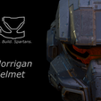 close-up.png Morrigan helmet 3d print file
