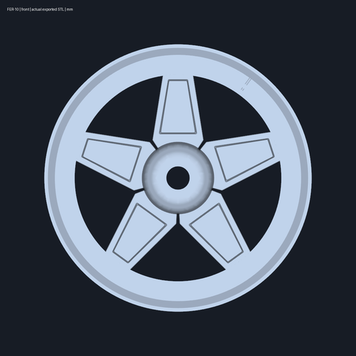 Ferrari F40 Speedline SL364 decorative reconstruction
