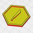 machete-preview.png 81 Symbol Meeple Hexagons Collection – 3D Printable Game Tokens