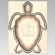 Back.png Turtle Shaped Tray (Concave) - STL Model for CNC