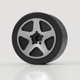 1.2.png HotWheels (Hot Wheels) - 5 Spoke (5SP) Wheel -  FREE DOWNLOAD (STL FILE)