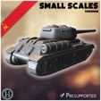 6.jpg Destructeur de chars T-34-100 (version réduite) - Armée soviétique WW2 Second Monde Front de l'Est Ostfront RPG Mini Hobby