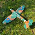 Spitfire8.jpg RC Spitfire Mk IX, wing span 1000 mm.