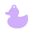 Duck Keychain.stl Rubber Ducky Keychain