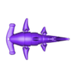 02_Hammerhead-New_Mini-TypeB v3.stl Flexi Hammerhead Shark Set – Articulated Ocean Animal STL