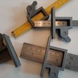 0001_w_metal.jpg Fichier STL gratuit Jauge de marquage avec règle pliante (personnalisable)・Objet à télécharger et à imprimer en 3D