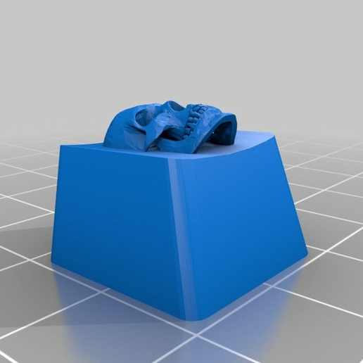Skull | Standard | CherryMX KeyCap 3D model